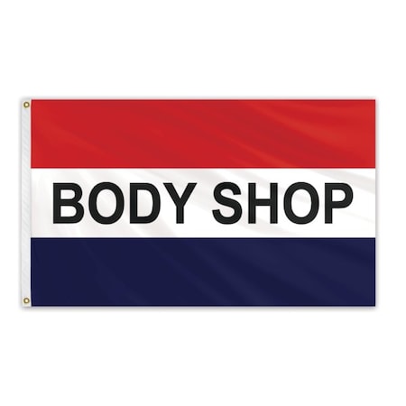 Global Flags Unlimited Body Shop Message Flag 3'x5' Standard Flag 204876